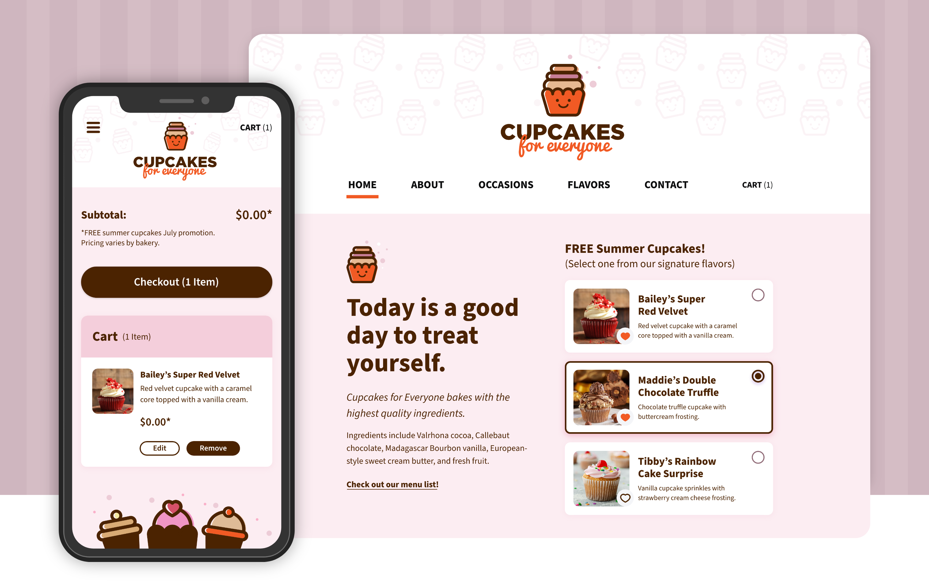 Cupcakes For Everyone Website