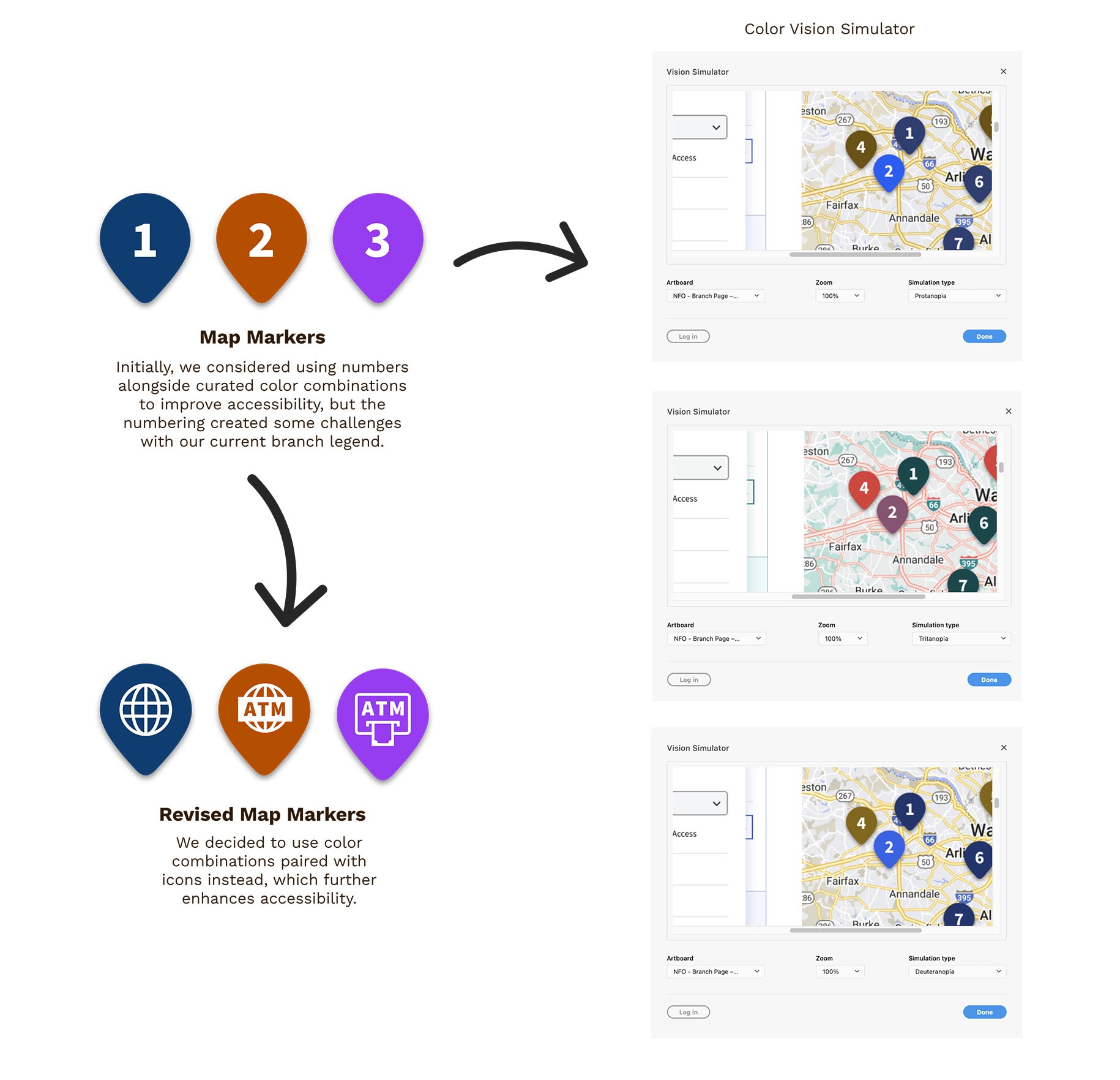 Branch locator Map Markers