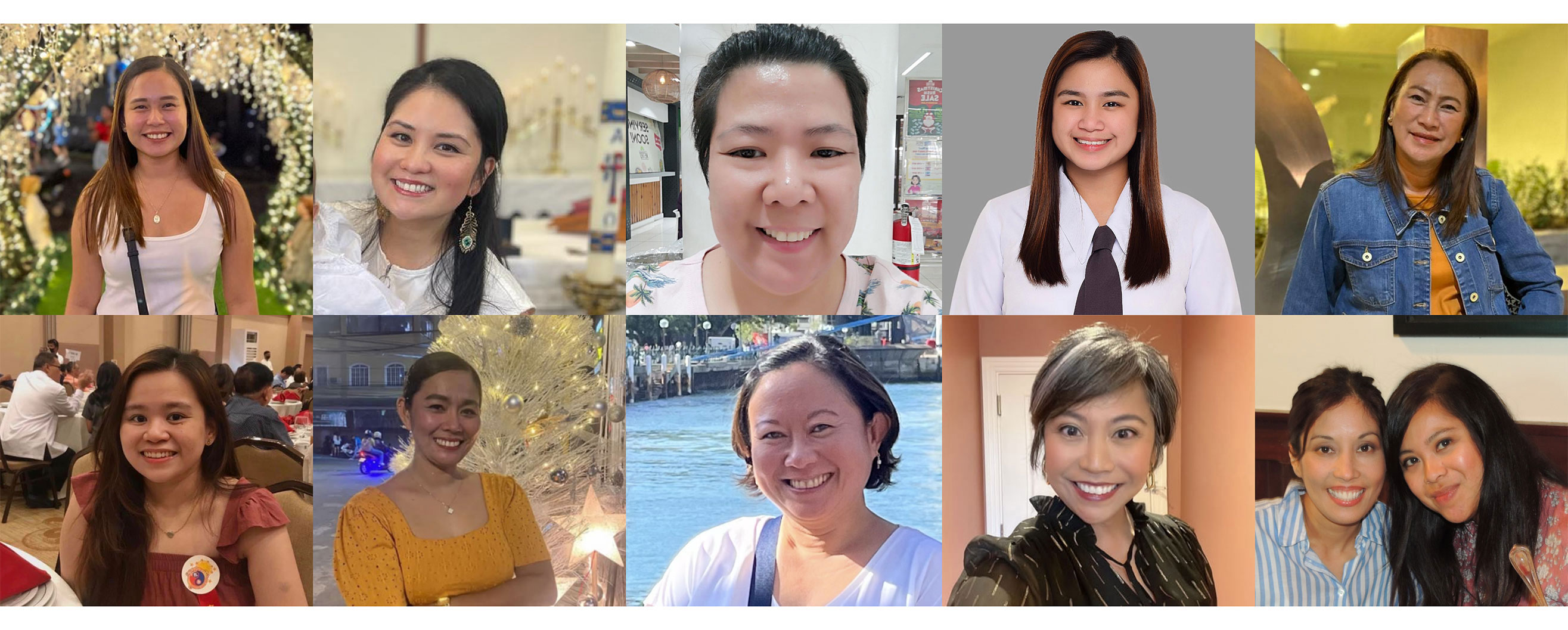 Filipino women front view photos in the Philippines